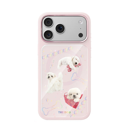 Apple iPhone 18 Pro Max Kılıf M-safe Şarj Özellikli 3D Baskılı Tasarım Mutural The Dog Serisi Kapak