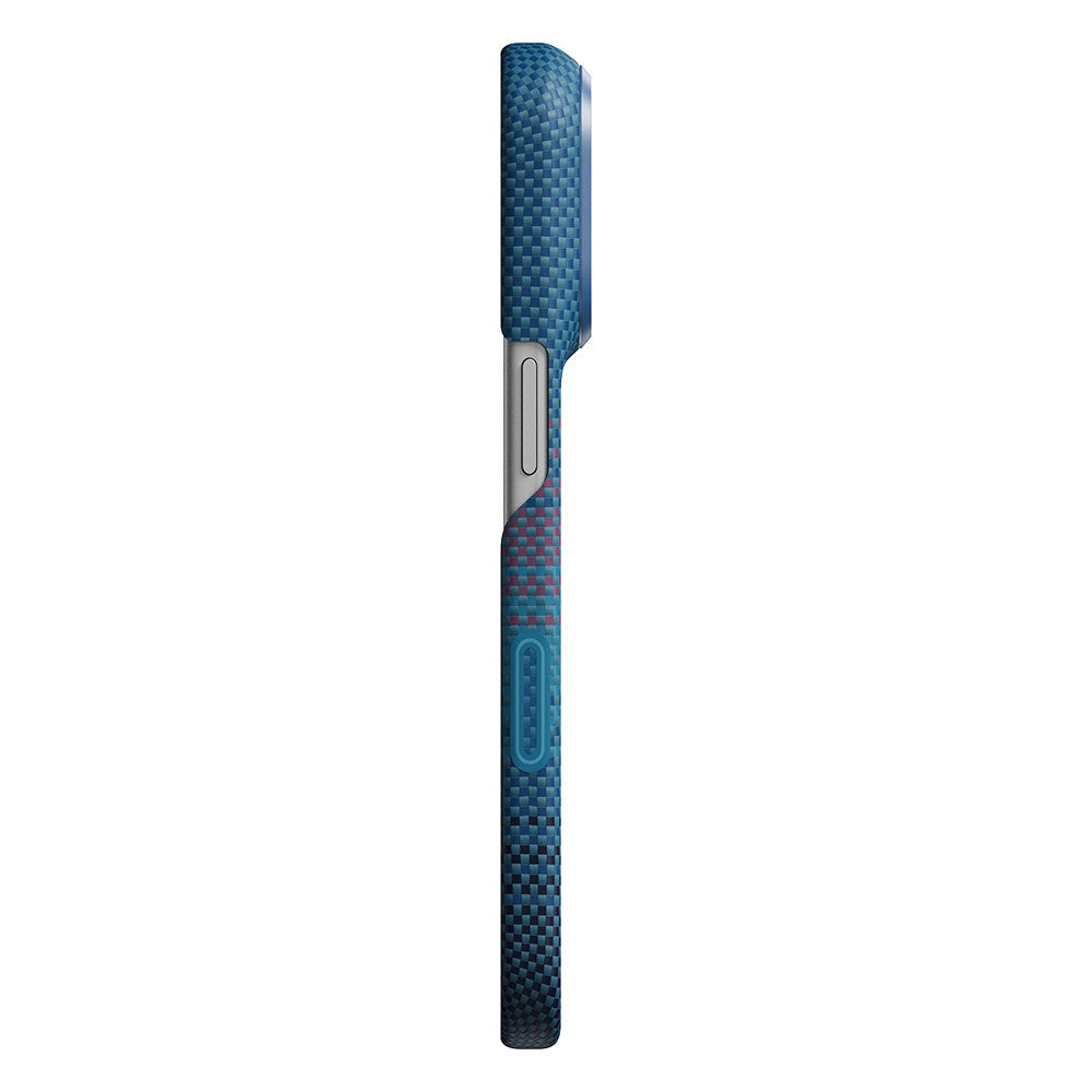Apple iPhone 18 Pro Max Kılıf M-safe Şarj Özellikli Aramid Karbon Fiber Pitaka Moonrise 2.0 Nights Serisi Kapak