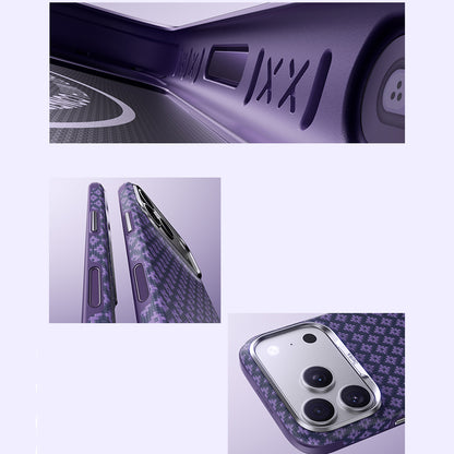 Apple iPhone 18 Pro Max Kılıf M-Safe Şarj Özellikli Benks ArmorPro ArmorEdge X9 Serisi Kevlar Karbon Kapak