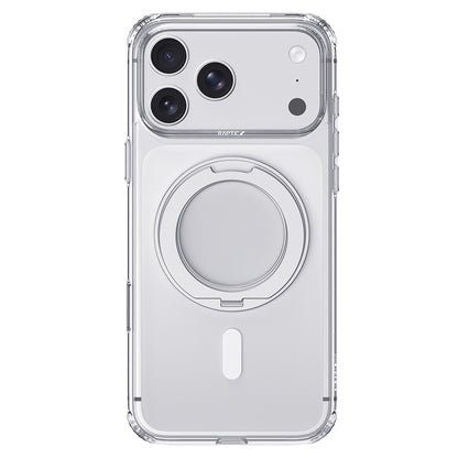 Apple iPhone 18 Pro Max Kılıf M-safe Şarj Özellikli Raptic Air Stand Serisi Aynalı Arka Yüzey Standlı Kapak