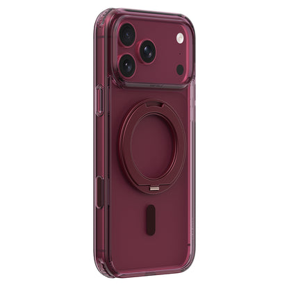 Apple iPhone 18 Pro Max Kılıf M-safe Şarj Özellikli Raptic Air Stand Serisi Aynalı Arka Yüzey Standlı Kapak