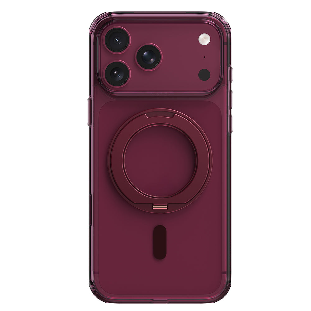 Apple iPhone 18 Pro Max Kılıf M-safe Şarj Özellikli Raptic Air Stand Serisi Aynalı Arka Yüzey Standlı Kapak
