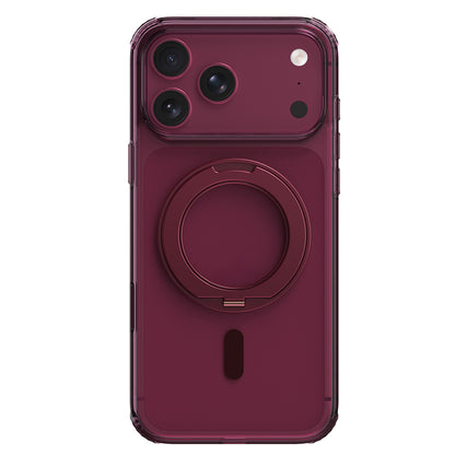 Apple iPhone 18 Pro Max Kılıf M-safe Şarj Özellikli Raptic Air Stand Serisi Aynalı Arka Yüzey Standlı Kapak