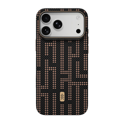 Apple iPhone 18 Pro Max Kılıf M-safe Şarj Özellikli Raptic Aramid Dual Ultra Grid Serisi Karbon Kapak