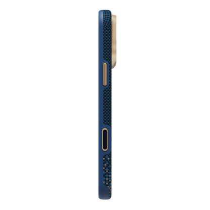 Apple iPhone 18 Pro Max Kılıf M-safe Şarj Özellikli Raptic Aramid Dual Ultra Serenity Serisi Karbon Kapak