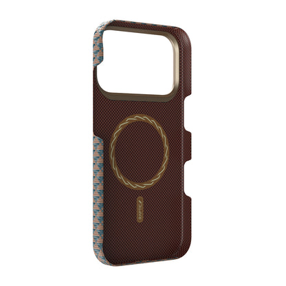 Apple iPhone 18 Pro Max Kılıf M-safe Şarj Özellikli Raptic Aramid Skin Origin Serisi Karbon Kapak