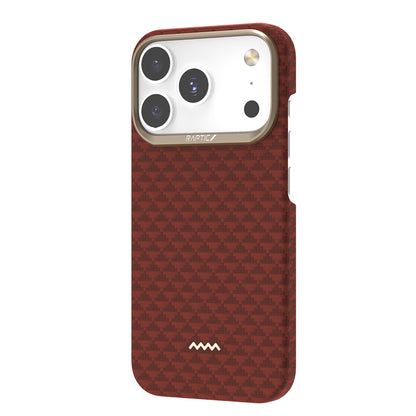 Apple iPhone 18 Pro Max Kılıf M-safe Şarj Özellikli Raptic Aramid Skin Origin Serisi Karbon Kapak