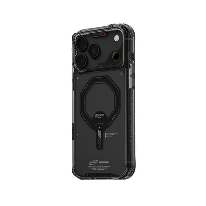 Apple iPhone 18 Pro Max Kılıf M-safe Şarj Özellikli Şeffaf Airbag Tasarımlı Skinarma Saido Mag-Charge Kapak