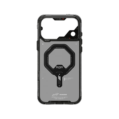 Apple iPhone 18 Pro Max Kılıf M-safe Şarj Özellikli Şeffaf Airbag Tasarımlı Skinarma Saido Mag-Charge Kapak