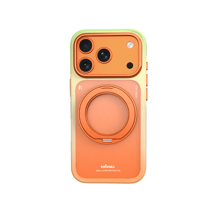 Apple iPhone 18 Pro Max Kılıf M-safe Şarj Özellikli Sert PC Wlons Arvox Standlı Kapak