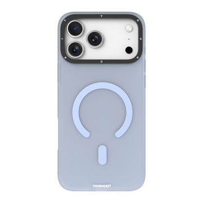 Apple iPhone 18 Pro Max Kılıf M-safe Şarj Özellikli Youngkit Hidden Sand Serisi Kapak