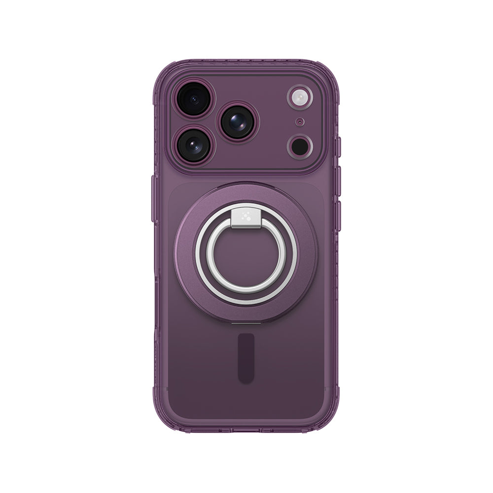 Apple iPhone 18 Pro Max Kılıf M-safe Şarj Özellikli Yüzük Standlı Amazingthing Titan Pro Grip Ring Serisi Kapak