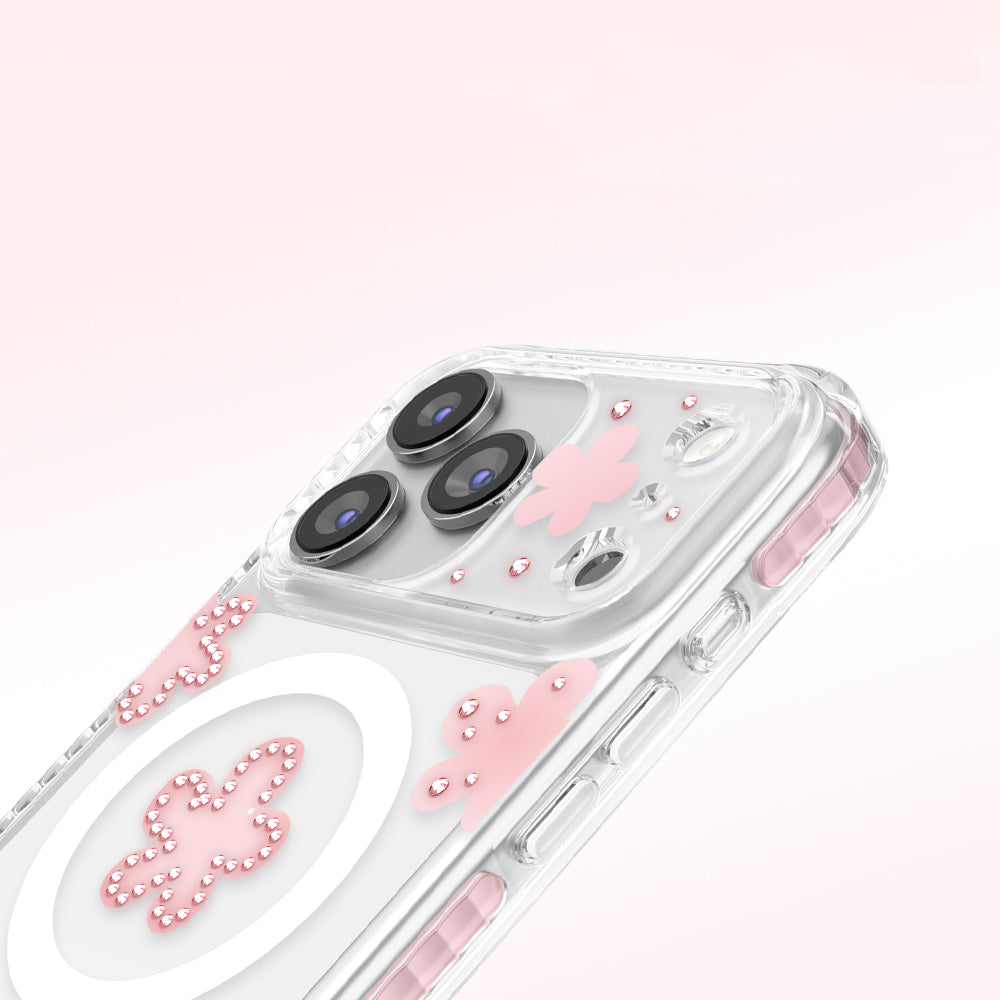 Apple iPhone 18 Pro Max Kılıf M-Safe Şarj Özellikli Zore Paris Elvo Sert PC Kapak