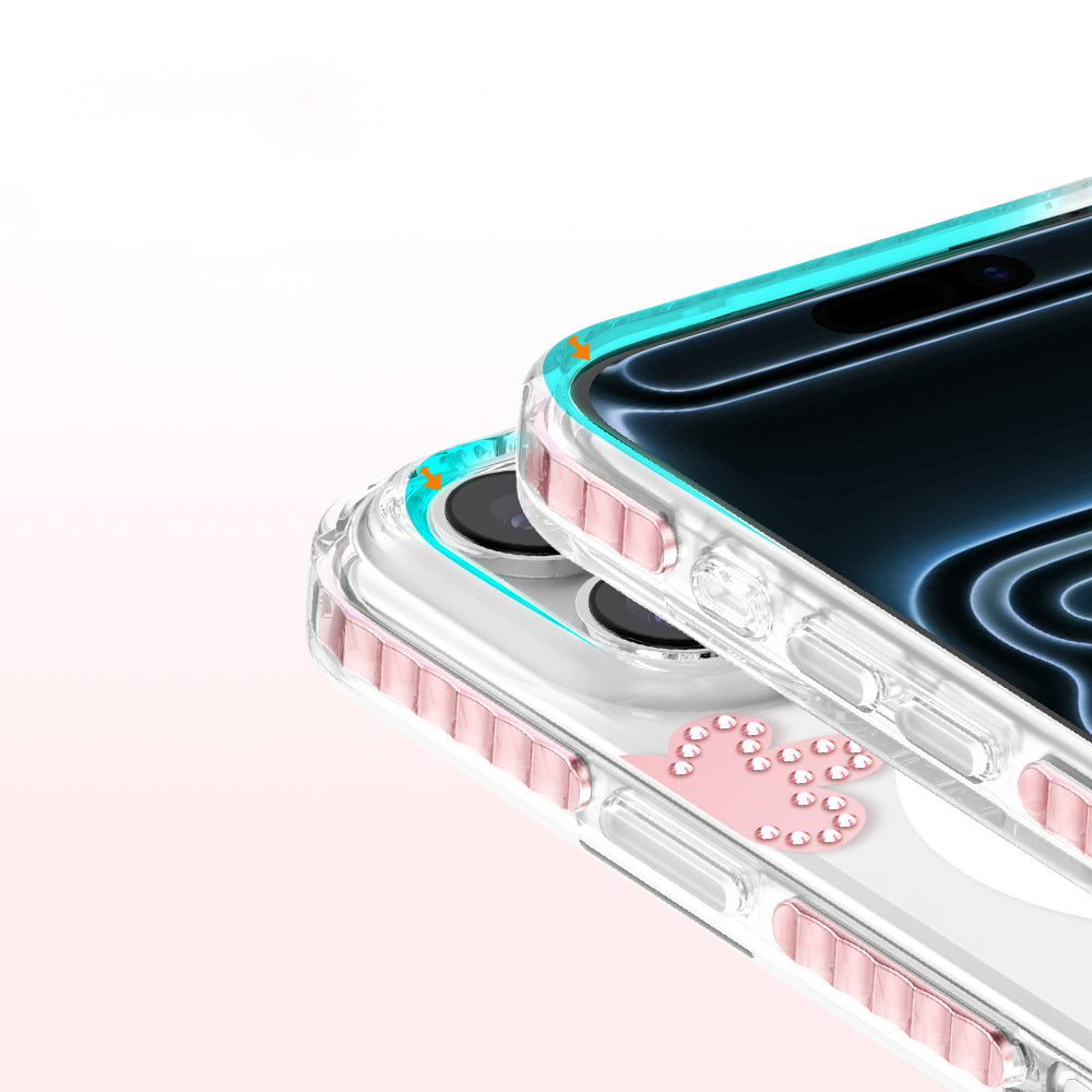 Apple iPhone 18 Pro Max Kılıf M-Safe Şarj Özellikli Zore Paris Elvo Sert PC Kapak