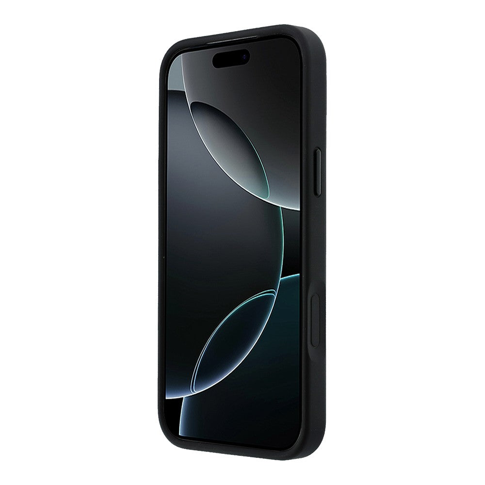 Apple iPhone 18 Pro Max Kılıf Mercedes Benz Orjinal Lisanslı M-safe Şarj Özellikli Metal Yıldız Logolu Kabartmalı Deri Kapak