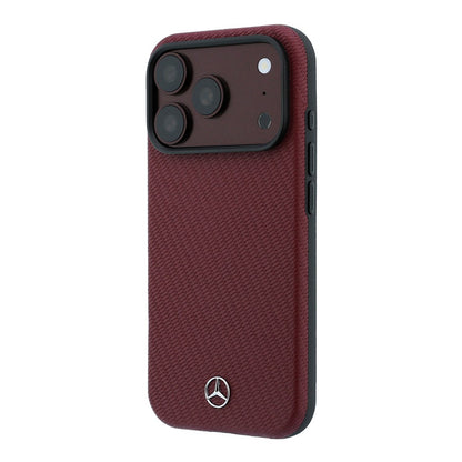 Apple iPhone 18 Pro Max Kılıf Mercedes Benz Orjinal Lisanslı M-safe Şarj Özellikli PU Deri 3D Metal Logolu Kartlıklı Kapak