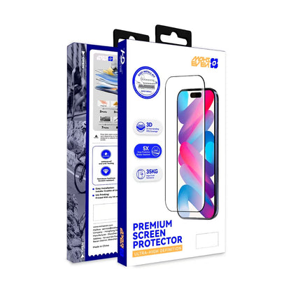 Apple iPhone 18 Pro Max Mohseven M6 HD Temperli Cam Ekran Koruyucu + Kolay Uygulama Aparatı
