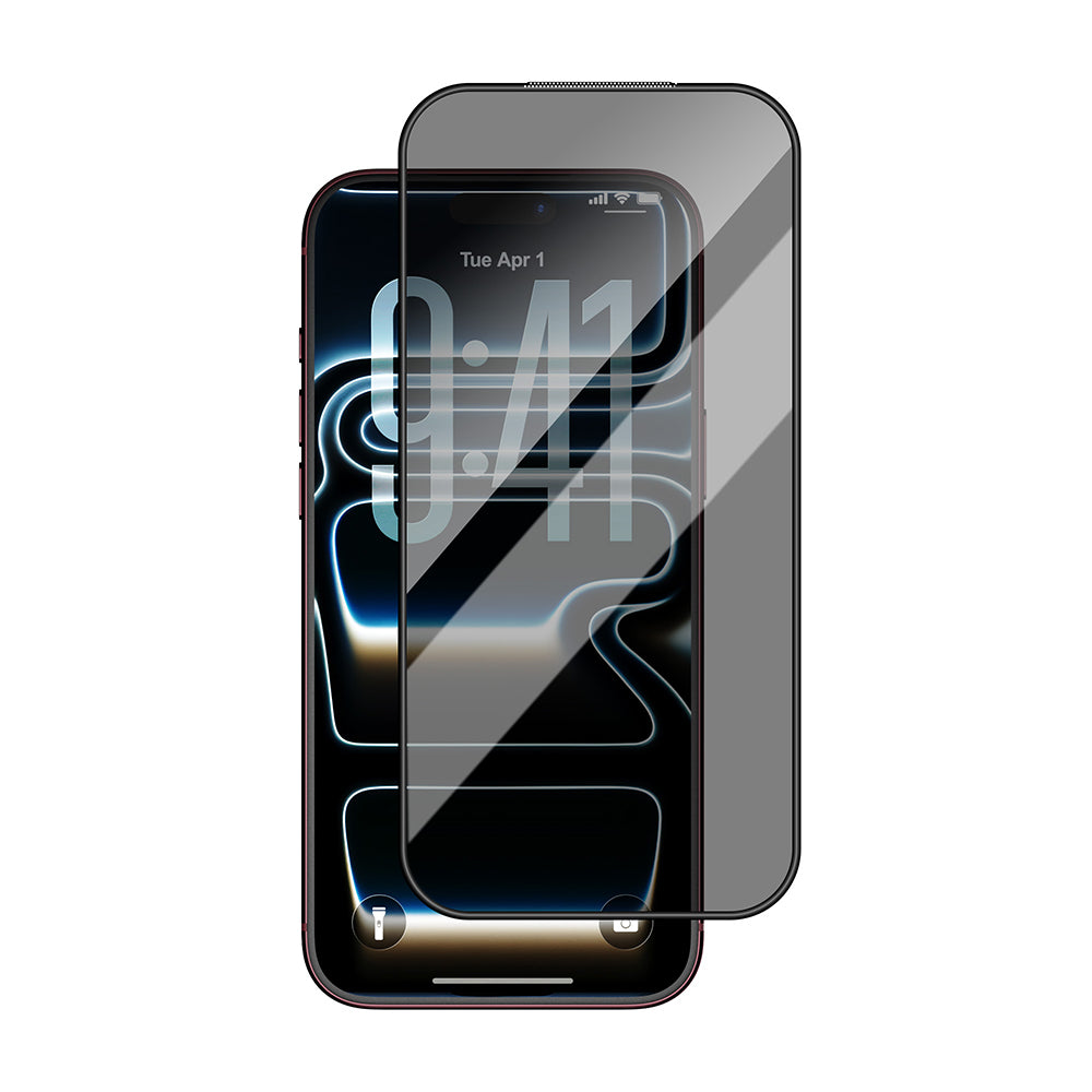 Apple iPhone 18 Pro Wiwu GT-034 Glass Ultra Privacy Serisi 3D Hayalet Ekran Koruyucu Cam + Kolay Uygulama Aparatı