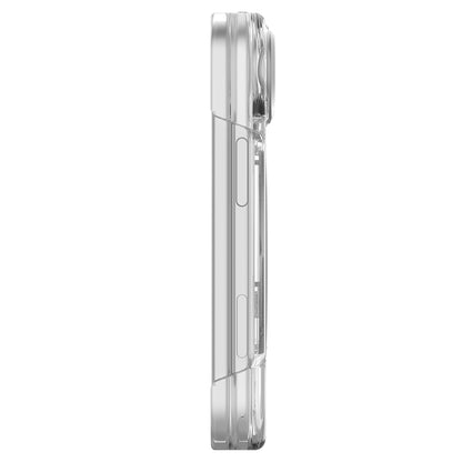 Apple iPhone Duo (Fold) Kılıf M-Safe Şarj Özellikli Raptic Air Clear Serisi Airbagli Kapak