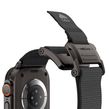 Apple Watch 10 46mm Mohseven iWatch Mecha Sport Hasır Kordon