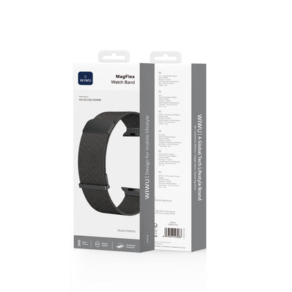 Apple Watch 10 46mm Wiwu MagFlex Secure Serisi Metal Kordon