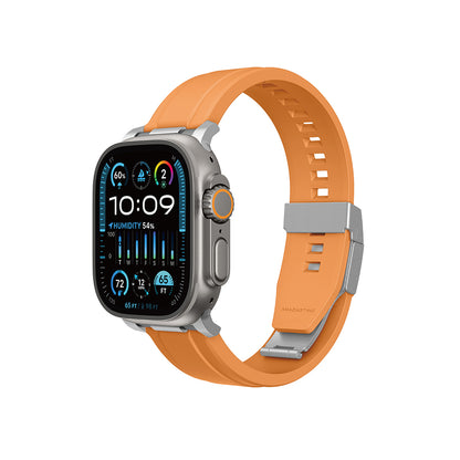 Apple Watch 42mm Amazingthing Titan Chrono Silikon Kordon