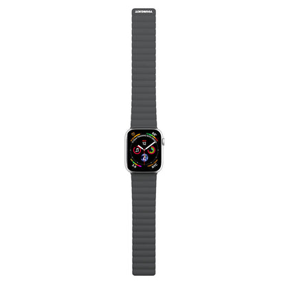 Apple Watch 44mm Kordon Youngkit Classical Magnetik Tak Çıkar Silikon Strap Kayış