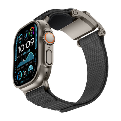 Apple Watch 44mm Mohseven iWatch Mecha Sport Hasır Kordon