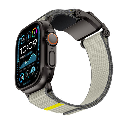 Apple Watch 7 45mm Mohseven iWatch Mecha Sport Hasır Kordon