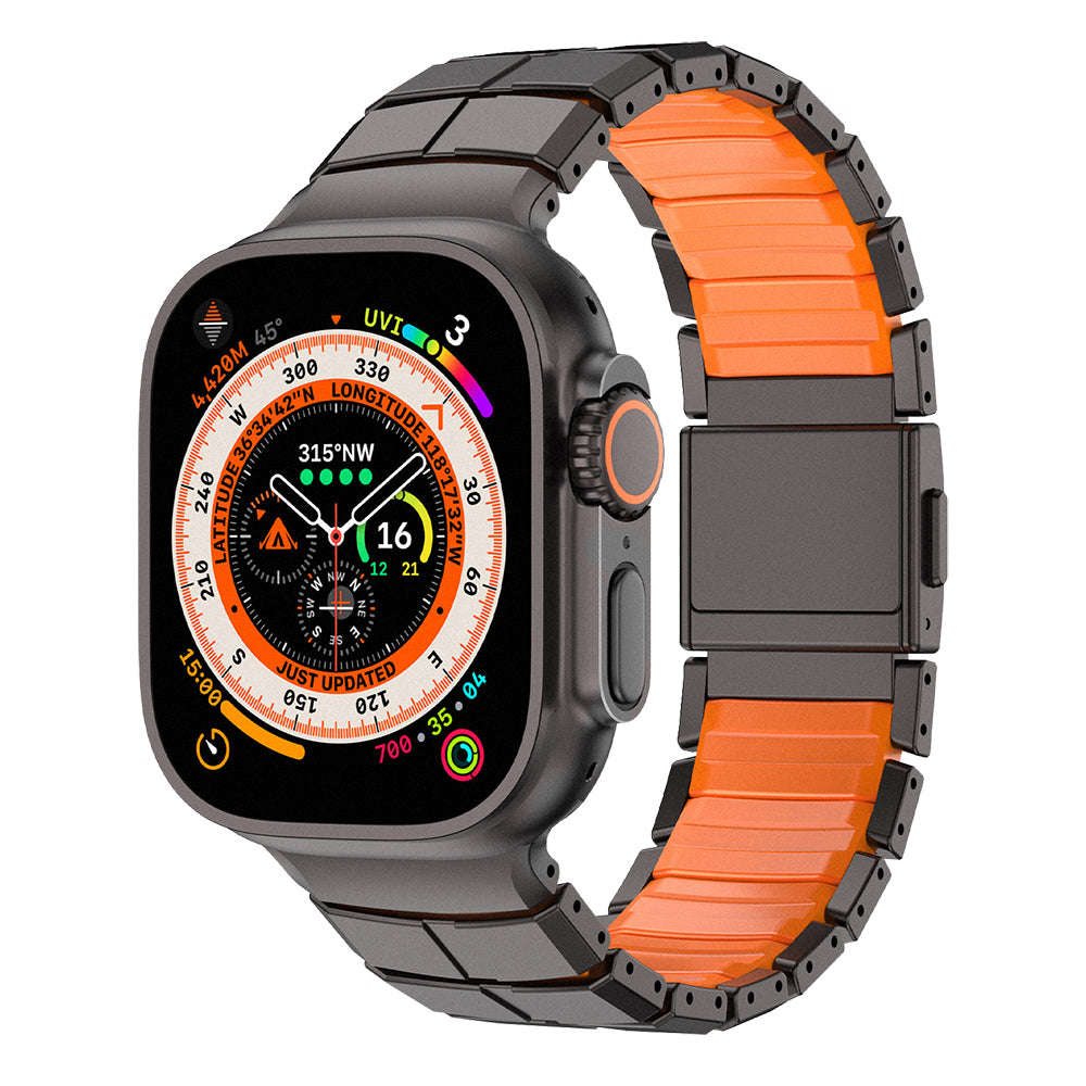 Apple Watch 7 45mm Mohseven iWatch Titancore No.1 Metal Kordon