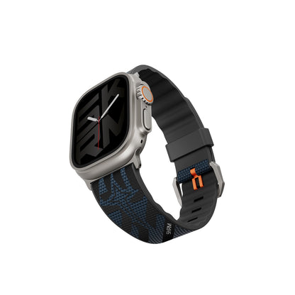 Apple Watch 7 45mm Skinarma Phantom Serisi Silikon Kordon