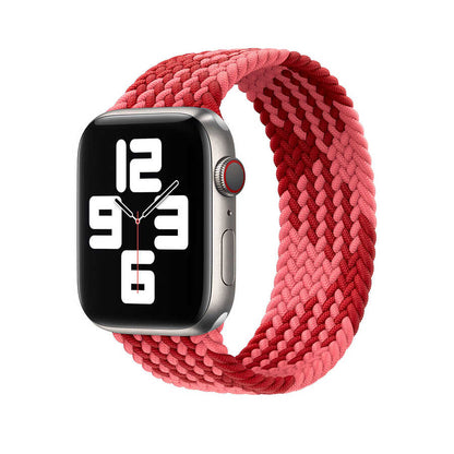 Apple Watch Ultra 49mm Kordon Wiwu Braided Solo Loop Contrast Color Large Strap Kayış