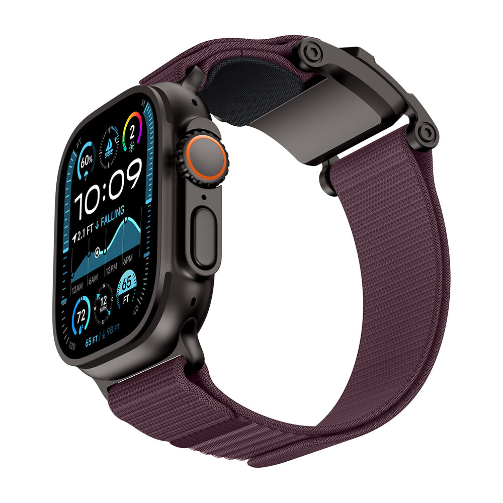 Apple Watch Ultra 49mm Mohseven iWatch Mecha Sport Hasır Kordon