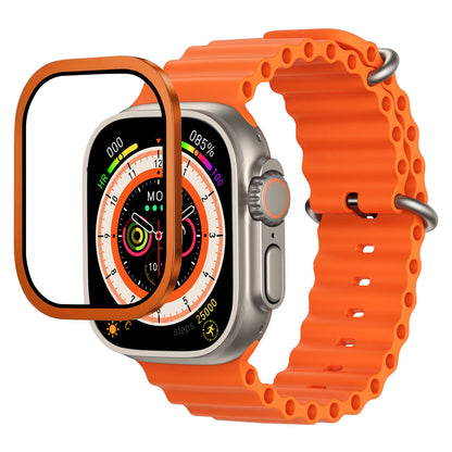 Apple Watch Ultra 49mm Mohseven iWatch Serisi Safir Akıllı Saat Temperli Cam Ekran Koruyucu
