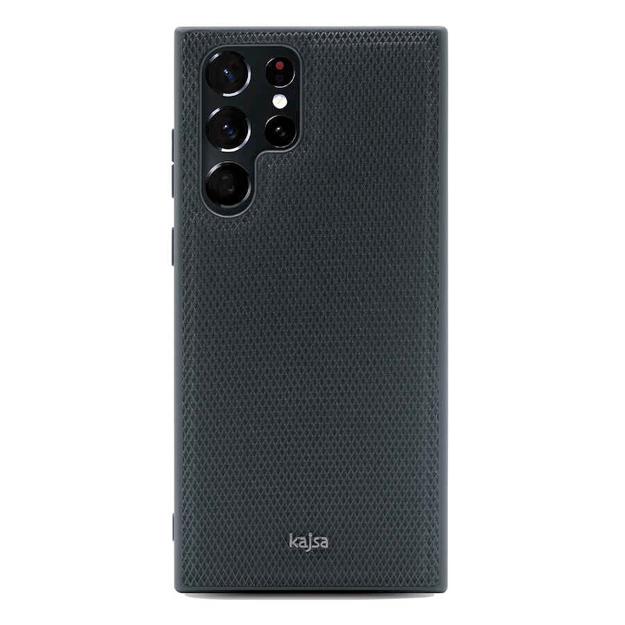 Galaxy S22 Ultra Kılıf Kajsa Preppie Serisi Dark Kapak