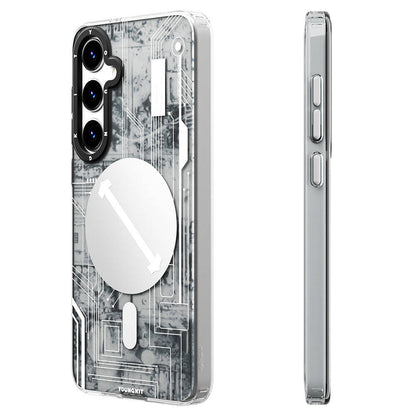 Galaxy S24 Plus Kılıf M-safe Şarj Özellikli YoungKit Technology Serisi Kapak