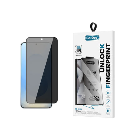 Galaxy S26 Go Des GD-001 Parmak İzi Bırakmayan Privacy 9H Temperli HD Cam Hayalet Ekran Koruyucu