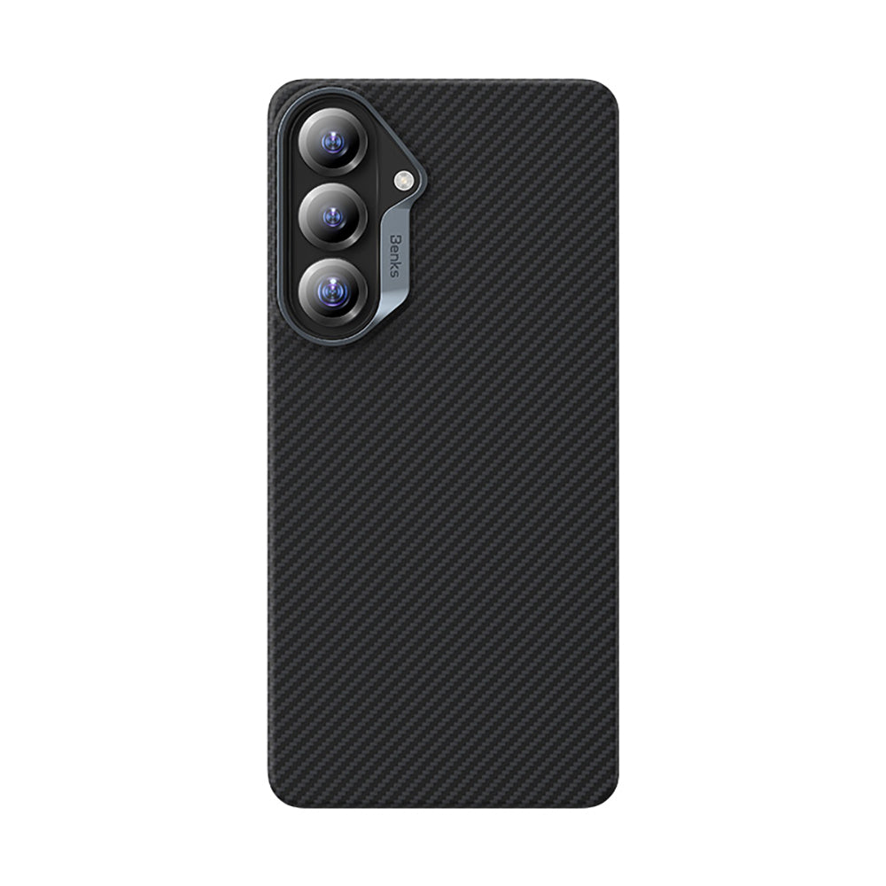 Galaxy S26 Kılıf Benks M-safe Şarj Özellikli Magnetik ArmorAir 600D Kevlar Fiber Kapak