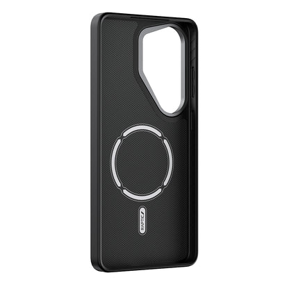Galaxy S26 Ultra Kılıf M-safe Şarj Özellikli 600D Metal Kamera Çerçeveli Raptic Aramid Dual Serisi Kapak