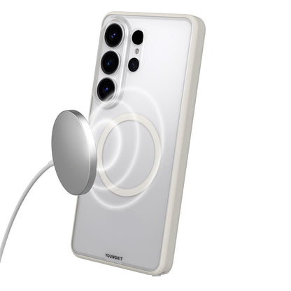Galaxy S26 Ultra Kılıf M-safe Şarj Özellikli Youngkit Clear Serisi Kapak