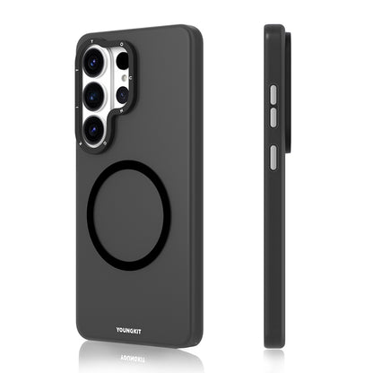Galaxy S26 Ultra Kılıf M-safe Şarj Özellikli Youngkit Hidden Sand Serisi Kapak
