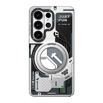 Galaxy S26 Ultra Kılıf M-safe Şarj Özellikli Youngkit Starship Serisi Kapak