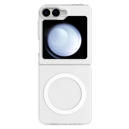 Galaxy Z Flip 6 Kılıf M-safe Şarj Özellikli Şeffaf Youngkit Crystal Shield Serisi Kapak