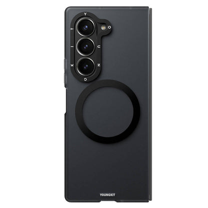 Galaxy Z Fold 6 Kılıf M-safe Şarj Özellikli Youngkit Hidden Sand Serisi Kapak