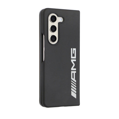 Galaxy Z Fold 5 Kılıf AMG M-safe Şarj Özellikli Büyük Logo Dizayn Orjinal Lisanslı Kapak