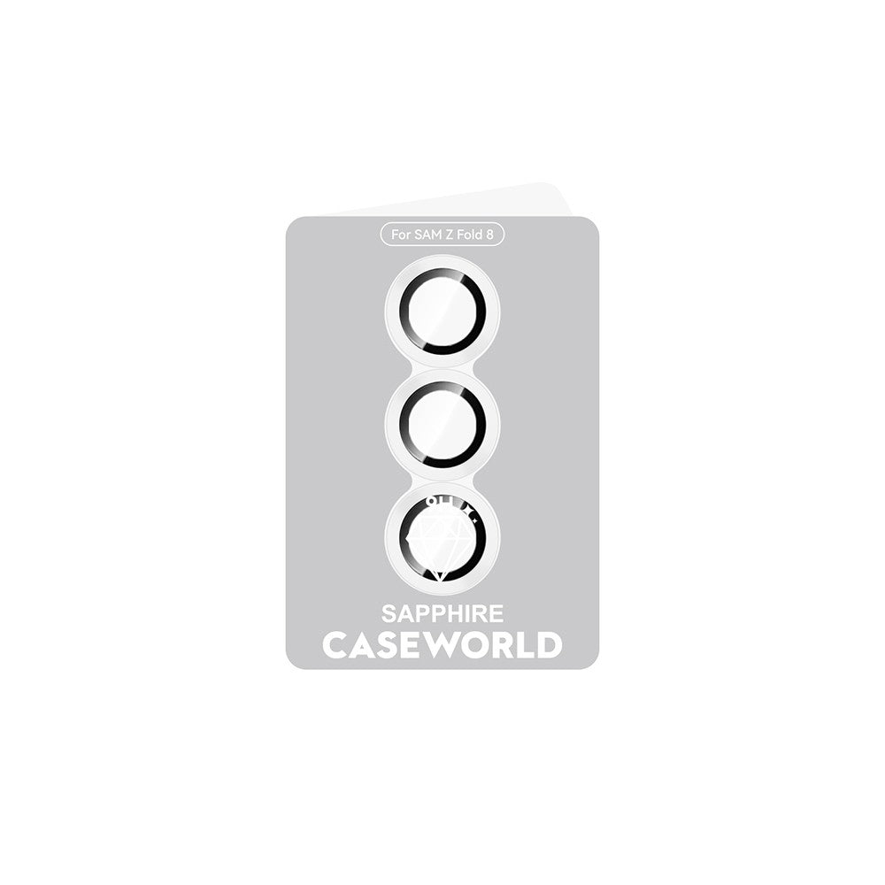 Galaxy Z Fold 7 CaseWorld Alloy Serisi Oleofobik Anti Reflective Kamera Lens Koruyucu
