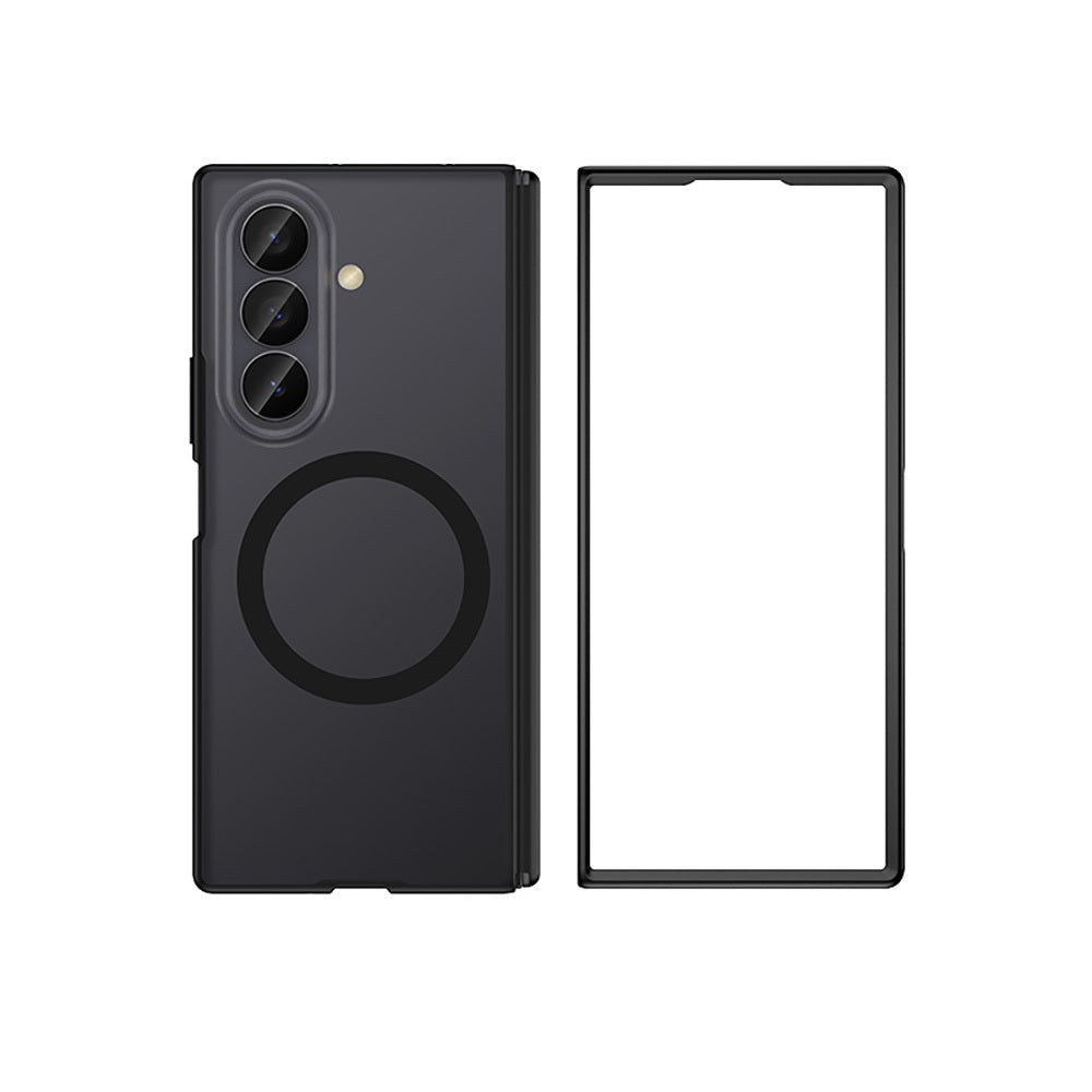 Galaxy Z Fold 7 Kılıf M-safe Şarj Özellikli Arkası Mat Sert PC Wlons Vena Kapak