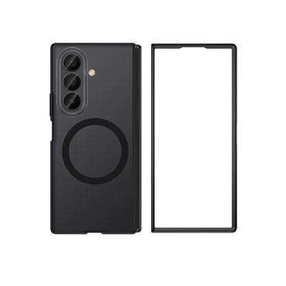 Galaxy Z Fold 7 Kılıf M-safe Şarj Özellikli Arkası Mat Sert PC Wlons Vena Kapak