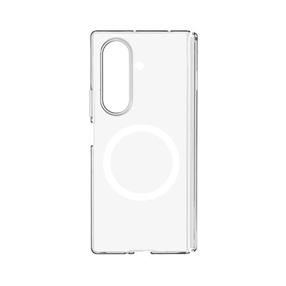 Galaxy Z Fold 7 Kılıf M-safe Şarj Özellikli Transparan Sert PC Wlons Pita Kapak