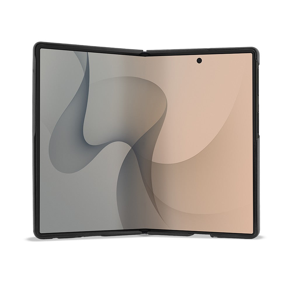 Galaxy Z Fold 8 Kılıf Guess Orjinal Lisanslı 4G Desenli Metal Büyük 4G ve Yazı Logolu Kapak